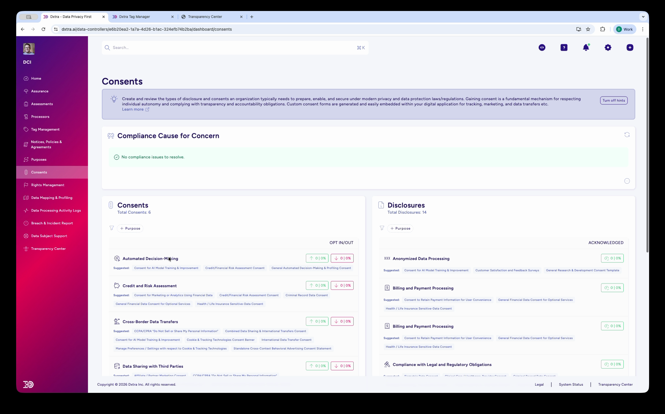 Consent Form Creation